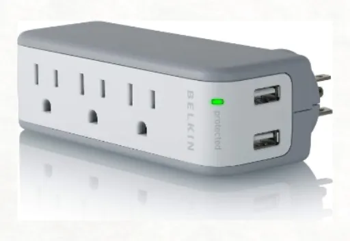 Belkin Mini Surge Protector Dual USB Charger