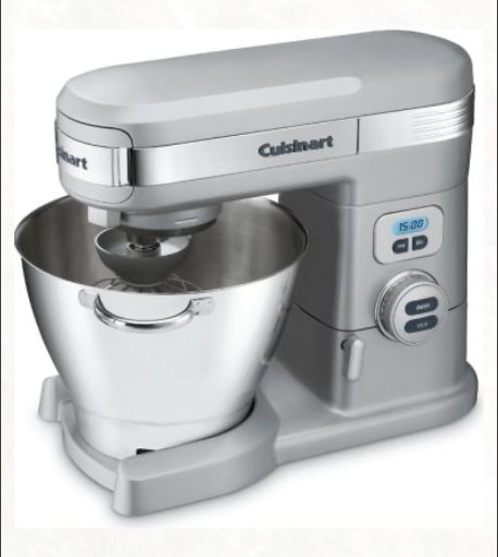 Cuisinart SM-55BC 5-1/2-Quart 12-Speed Stand Mixer, Brushed Chrome