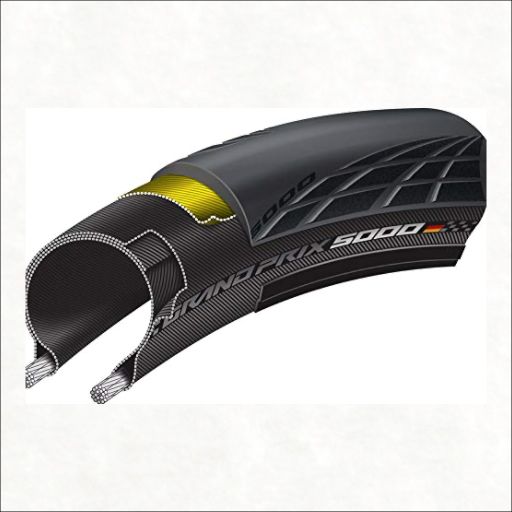 Grand Prix 5000 700 X 25 Black-BW + Black Chili