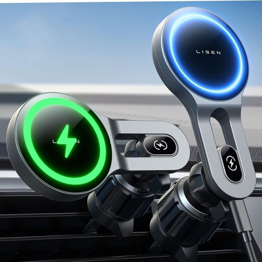 Listen 15W MagSafe Car Mount Charger