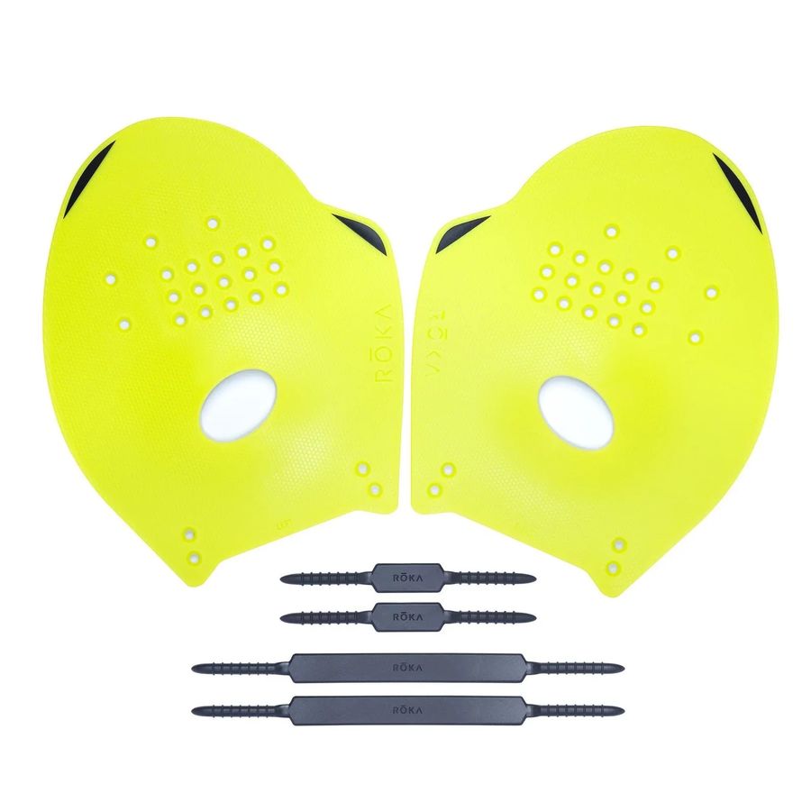 Roka Pro Swim Paddles - Size 2 - Acid Lime